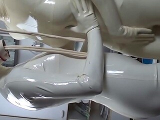 latex pissing lesbians