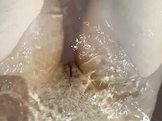 Bath Compilation - Underwater Peeing, Masturbation & Breeding Dirty Talk Close up