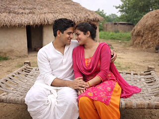 Outdoor Stepsister just wanted to watch Me, but this happened Desi Hot Charpai Romantic Video