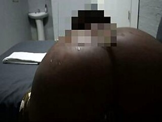Thick African girl loves getting backshots from BBC