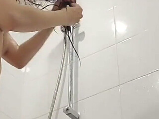 You Love to Jerk off to Her While She Lathers Her Hairy Cunt, Hairy Armpits and Sexy Wet Mature Body