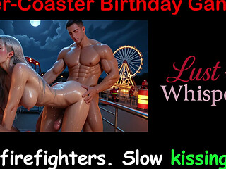 Roller-coaster Birthday Gangbang - English Sex Story
