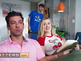 Brazzers - insane Ashley Alexander cant fight back cheating on her boyfriend with his experienced grandpa