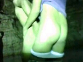 Bareback Amateur Twink Fuck in a Cave
