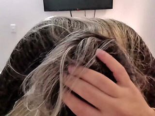 My stepmom sucks my milk with her huge ass and wants more cock