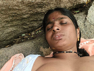 Hot Indian Couple Fucks in Jungle for Birthday Gift - Big Tits, Monster Cock, Tight Pussy