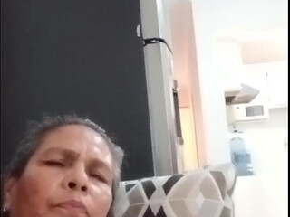 Granny with Toy in Her Ass