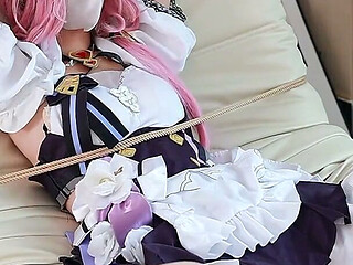 Barefoot Girlfriend Cosplay, Leg Restraint Apart
