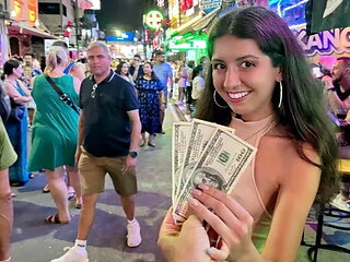 Picked Up a Prostitute on the Street and Fucked Her in all Holes, Cum on Her ...