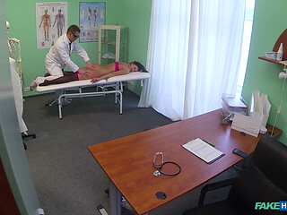 Fake Hospital - Doctor Delivers a Unique Therapy Cure Before a Tight Creampie Climax