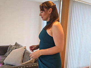 My tenant begged me not to cum inside her. She should have paid her rent!