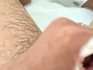 Jerking Off in the Tub and Washing Up Clean