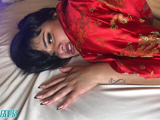 Hot Mixed-race Woman Taking It up the Ass From Her Stepbrother-in-law.