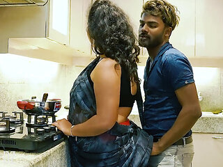 Step mom fucked in kitchen BIG ASS doggy style HIndi Slang