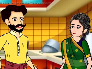Husband Wife and Maid Gangu Bai Ki Chudai Ki Story, Hindi Cartoon Sex Story