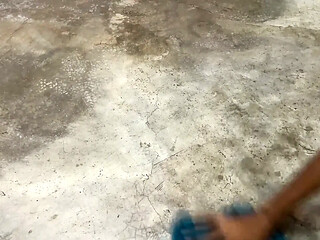 Amateur maid with big ass takes my huge cock in doggy style