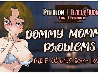 Milf craves quiet lovin with a sneaky house guest