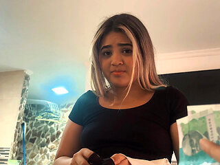 Latina maid gets fucked by her boss to keep her job and get extra money