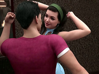 Erotica 5 - Ren Fucks Mystery Girl Through Toilet Glory Hole