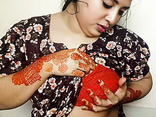 I squeezed Nadiya's milk while doing a story  Hot Bangladeshi Couple