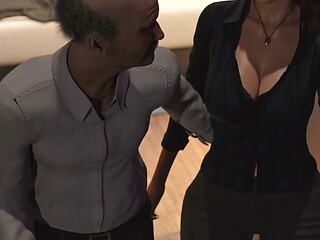 Being a Wife (v1.220p) - P11a - When She Gets the Chance While Her Husband Wont Be Back for Another 3 Days