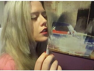 Smoking fetish indulgence