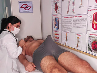 Patient's erection right in front of the nurse