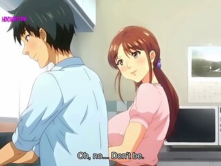 Wild hentai romp with big titty auntie in 3D anime experience