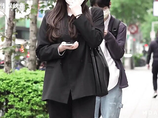 Street Scout Rejects Beauty, But She Debuts With Huge Fake Tits And Cumshot