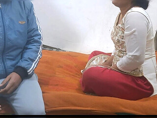 White Suit Bhabhi Teaches Devar Anal Sex  Desi Teen First Time