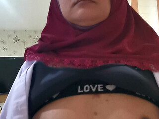 Muslim Female Teacher Student Until Juicy