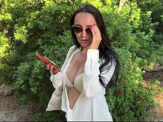 She Fought With Her Boyfriend And Let A Complete Stranger Cum On Her Ass In His Hotel Room