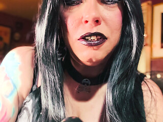 Miss Tina Snua Gives You Instructions To Wank & Cum All Over My Gloves & Rings - Latex JOI CEI