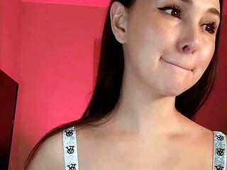 Close up teen foot worship