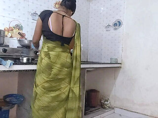 Indian Wife Fullkumari7 Hardcore Kitchen Fuck with Husband While Cooking