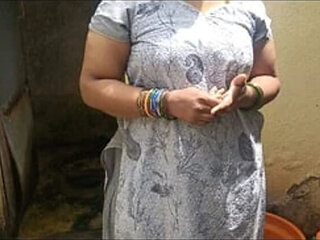Desi Indian Wife Cheats On Husband With Next Door Boy - Hardcore Fingering & Moaning