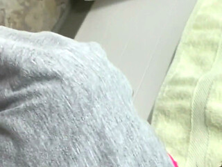 Had to pee really bad! Then pee again in tub on my feet