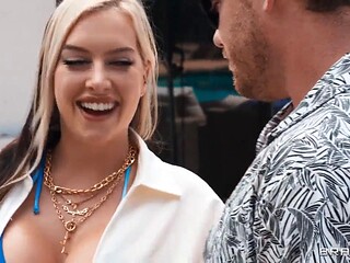 Cubbi Thompson and Kyle Mason Pound Big-Tits MILFs at Backyard BBQ