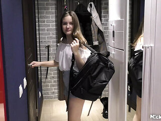 Step Sister Fucks Step Brother After School - Rough Doggy & Deep Throat