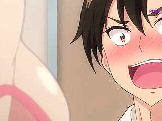 Hentai Anime Schoolgirl Caught in Library & Intense Public Encounter