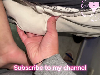 Big-bootied Girl Grabs Stranger's Dick