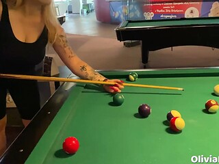 He Told Me If I Miss The Shot I Have To Suck His Dick in Public Toilet- Olivia Bay