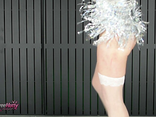 SubmissiveeHotty introduces Critter for another scene whipping her ass and a handstand