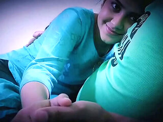 Desi teen schoolgirl in red bra rough fuck with Krish - tight pussy, moaning, huge cumload