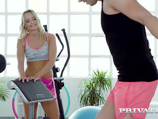 Victoria Pure in a hot and sweaty session